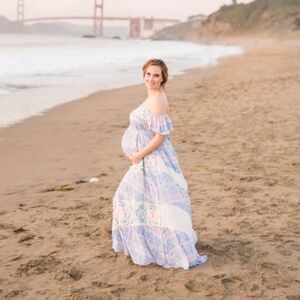 Fillyboo maternity “carousel” - sky blue
